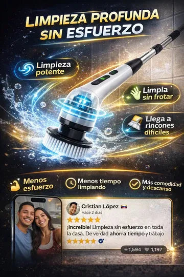 Cepillo de Limpieza Inalámbrico 9 en 1.